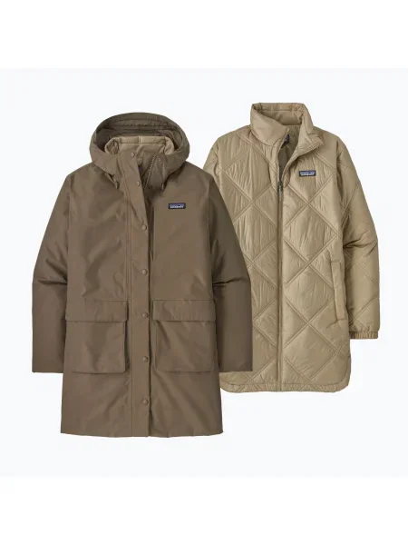 Geacă pentru femei Patagonia Pine Bank Parka marlow brown maro