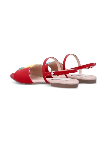 Sandały dziecięce Stella Mccartney czerwone
