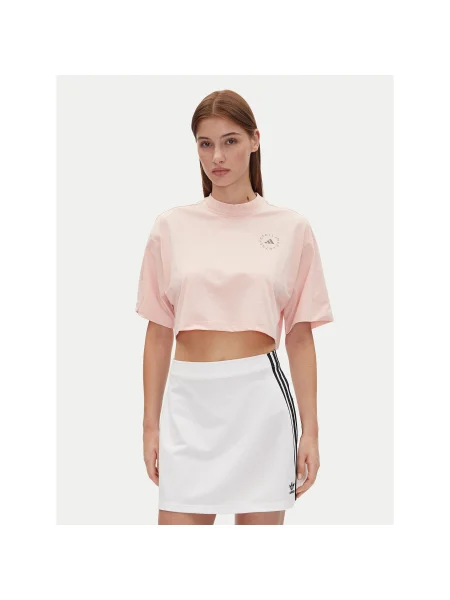 Adidas by Stella McCartney Póló Stella McCartney Oversize rózsaszín