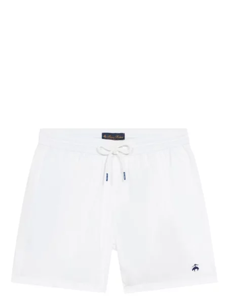 Slip de baie Brooks Brothers cu broderie alb