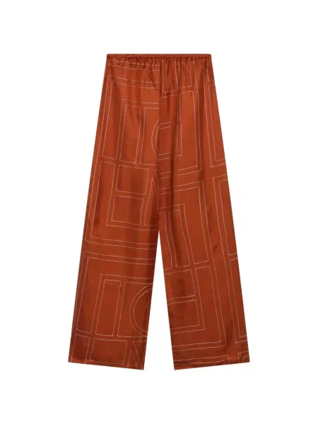 Pijamale Toteme de mătase portocaliu