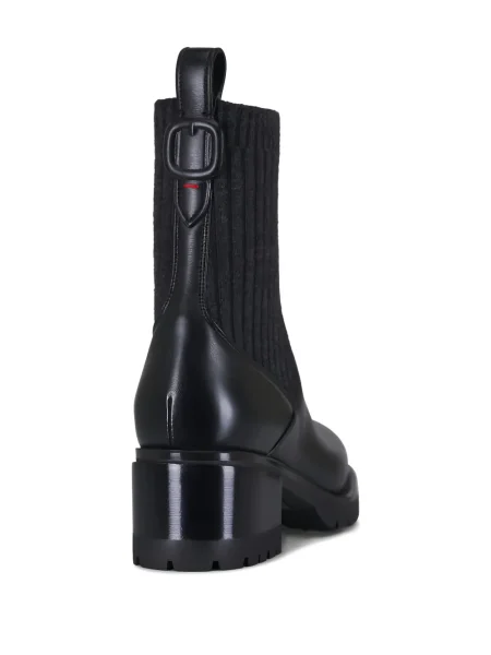 Botine Santoni cu cataramă negru