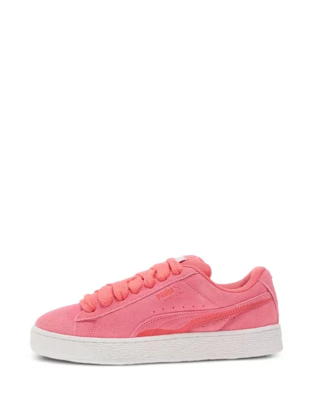 Sneakers Puma Suede με κορδόνια σουέντ ροζ