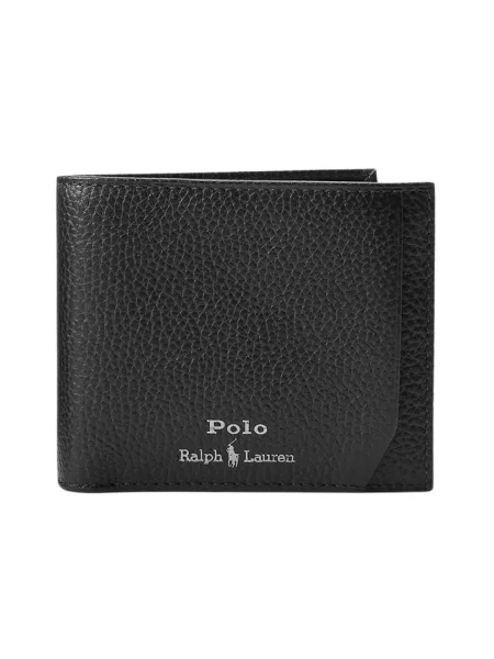Polo Ralph Lauren portfel i brelok skórzany czarny