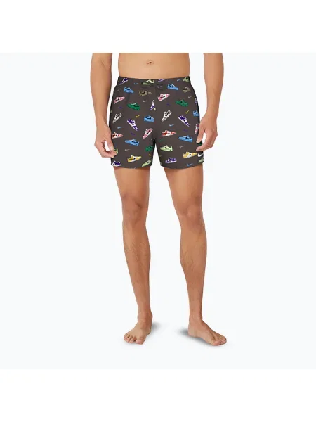 Férfi Nike Multi Print 5" Volley úszónadrág barokk barna. Méret: M barna
