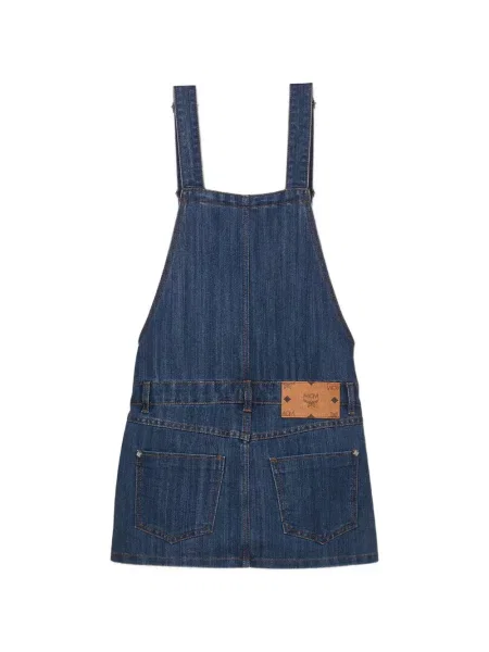 Rochie din denim Mcm albastru
