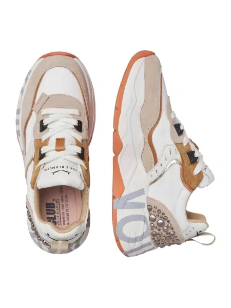 Sneakersy Voile Blanche skórzane