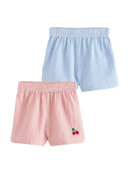 Next Pantaloni albastru / corai / roșu alb
