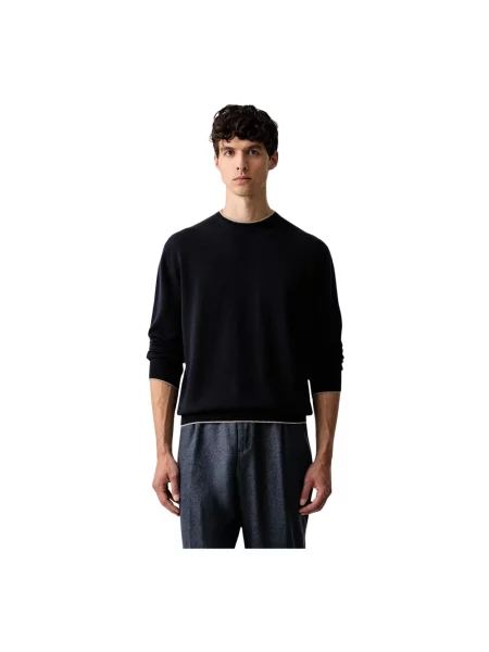 Sweter Paul & Shark z kaszmiru niebieski