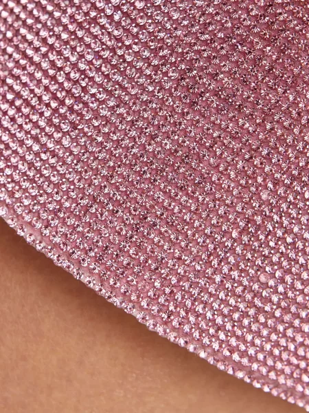 Fusta mini Nué de cristal roz