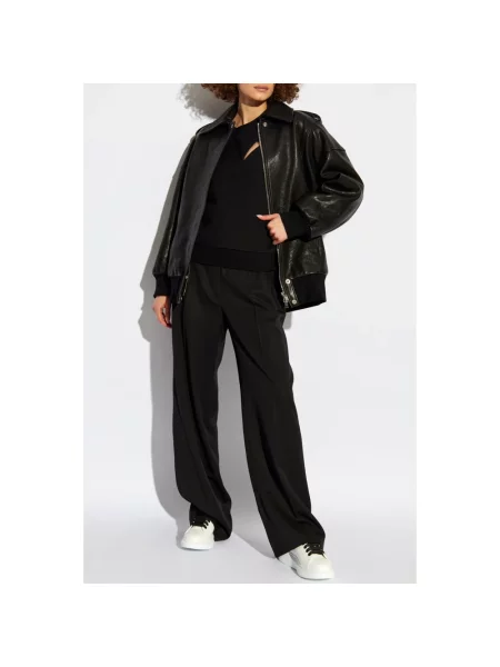 Bluza Alexander Mcqueen z logo czarna