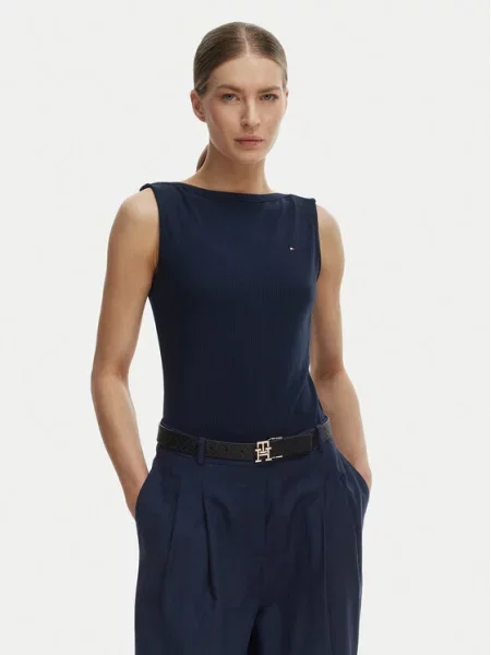 Tommy Hilfiger Top Mornarsko modra