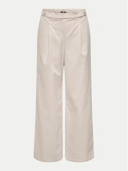ONLY Hlače Stella Wide Leg bež