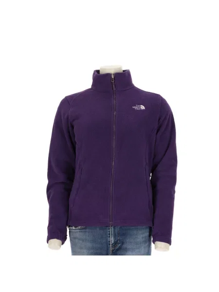 Second life The North Face kurtka polarowa Stan bardzo dobry fioletowa