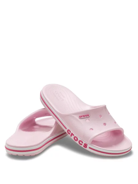 Шлепанцы Crocs розовые