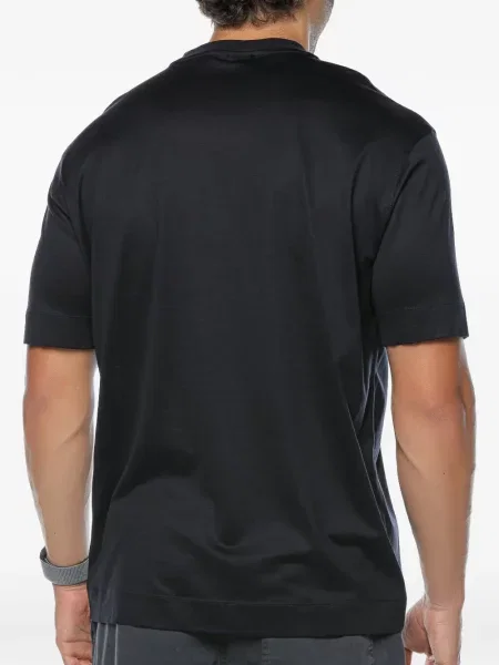 Φλοράλ μπλούζα Emporio Armani μπλε