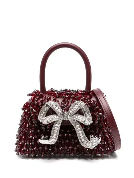 Geantă Self-portrait de cristal roșu