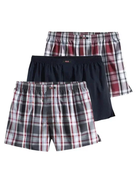 H.I.S Boksarice siva / rdeča / črna bela