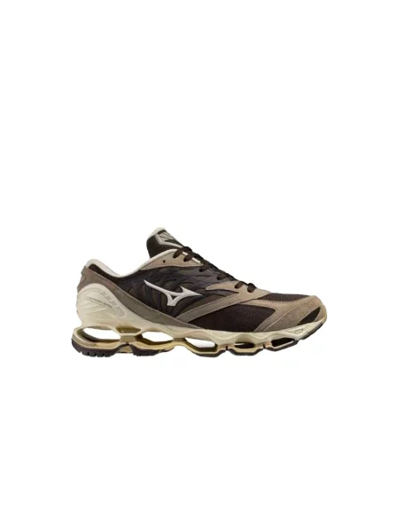 Sneakersy Mizuno skórzane brązowe