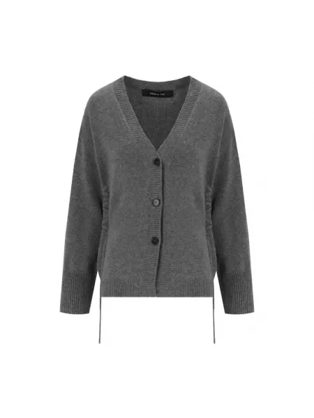 Kardigan Federica Tosi wełniany szary