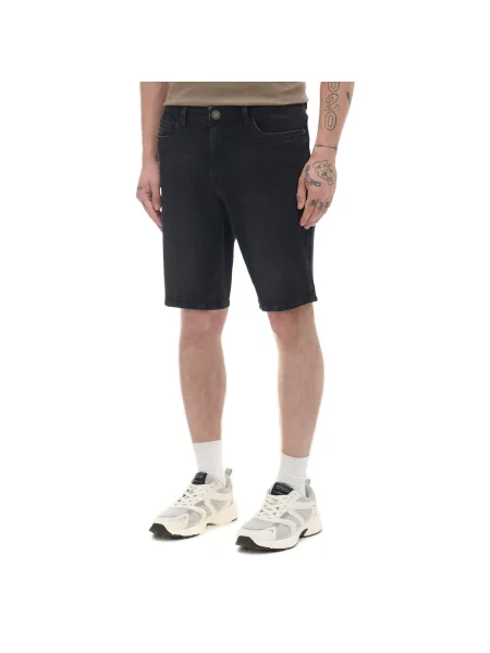 Джинсовые шорты Cropp черные