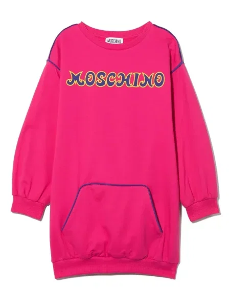 Sukienka dziecięca Moschino różowa