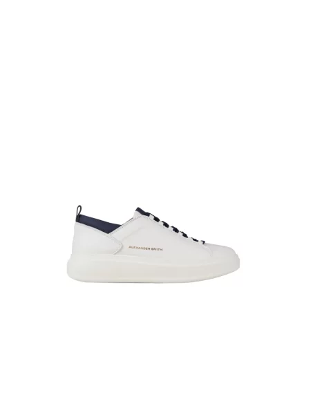 Sneakersy Alexander Smith białe