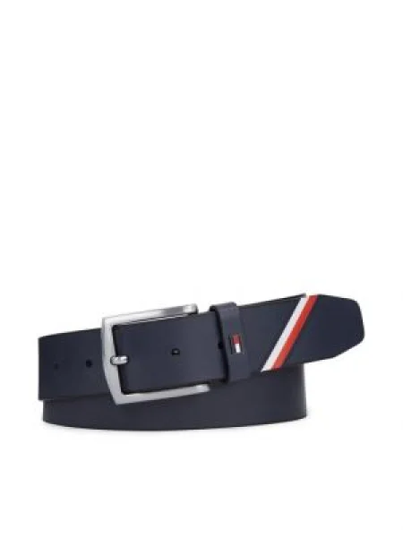 Bőr öv Tommy Hilfiger kék