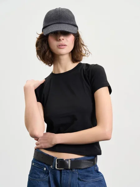 Футболка Роза чорний