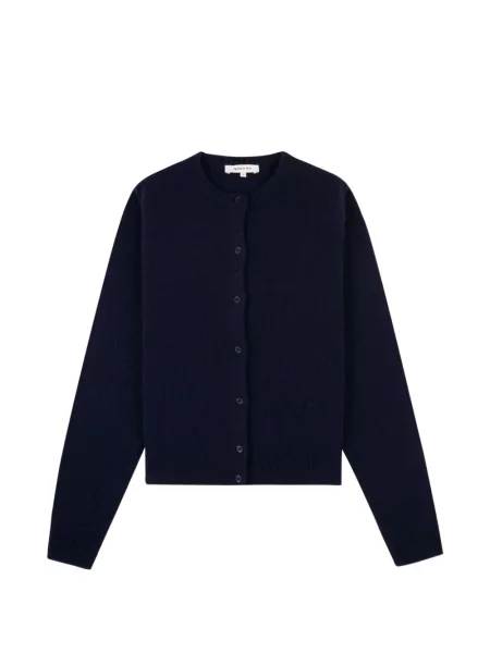 Cardigan Sporty & Rich cu autograf albastru