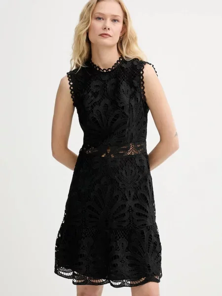 Morgan rochie mini evazați ROSLI negru