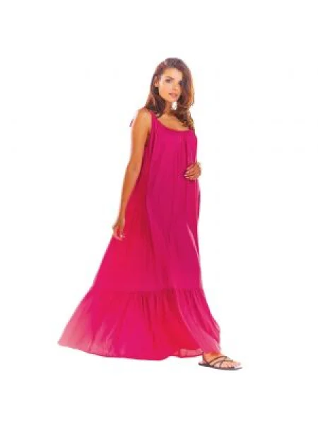 Рокля Awama червено