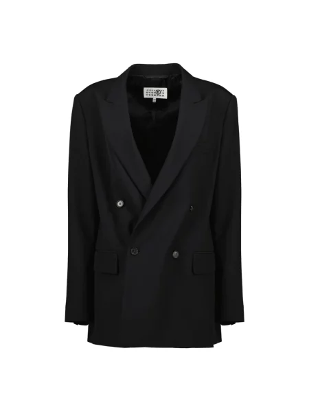 Marynarka Mm6 Maison Margiela wełniana czarna