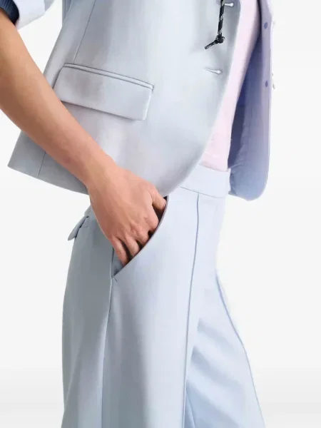 Pantaloni Dorothee Schumacher cu picior lat albastru