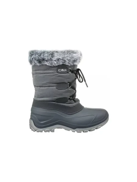 Dámske snehule CMP Nietos Low Snowboots Wp graphite sivá
