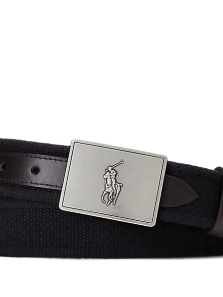 Lanena polo majica Polo Ralph Lauren karirana zelena