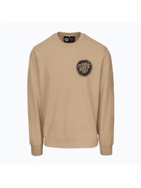 Bluza Pitbull Graffitti Crewneck Sweatshirt beżowa