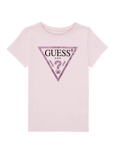 Guess Póló Regular Fit rózsaszín