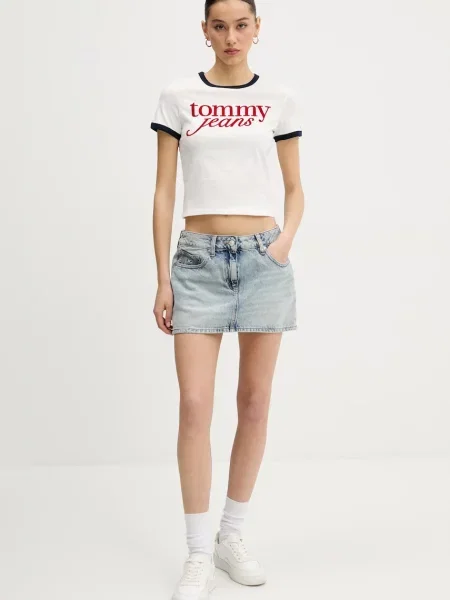 Tommy Jeans tričko bílé