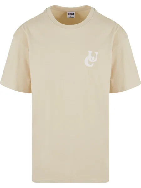 Urban Classics Tricou nisipiu alb