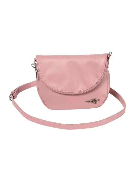 Torebka crossbody z rozszerzalną klapą – Dusty Rose Meatfly różowa