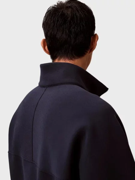 Смугаста спортивна кофта Calvin Klein Jeans синя