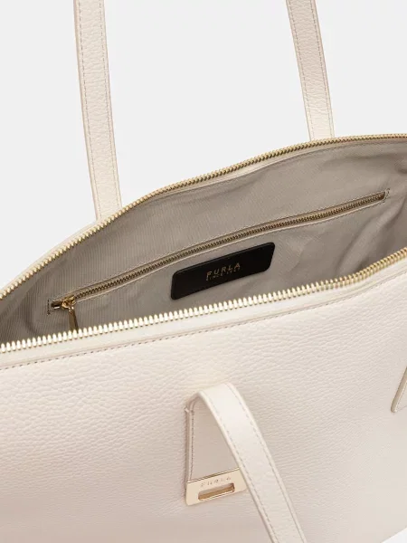 Кожаная сумка шоппер Furla