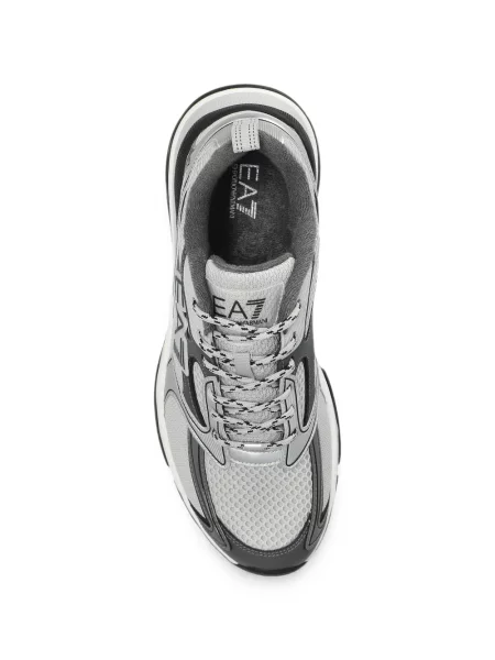 Sneakers Ea7 Emporio Armani με απλικέ γκρι