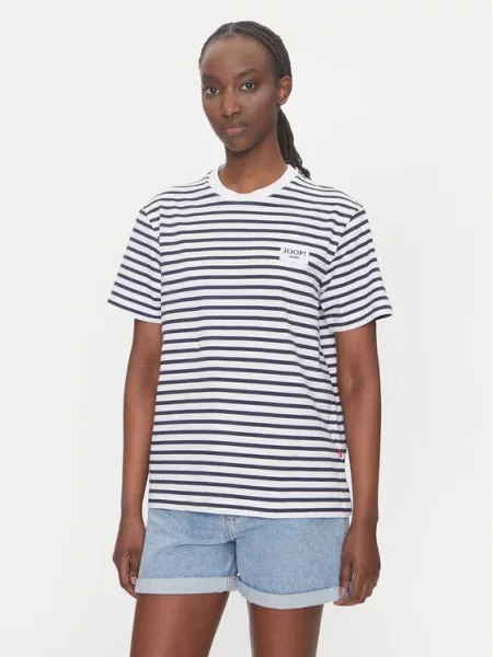 Joop Jeans Koszulka Teele Kobiety w paski S niebieski