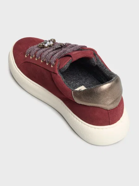 Кеды Stokton бордовые