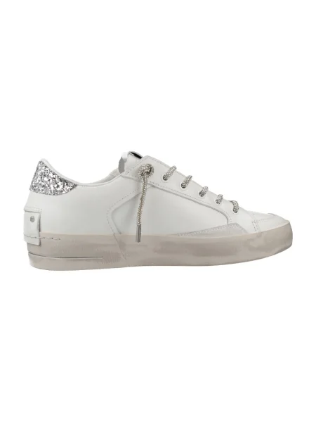Pantofi Crime London din piele alb