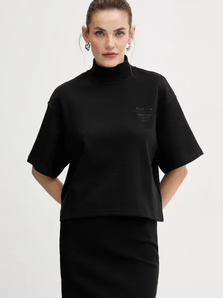 Тениска Guess дамска черно
