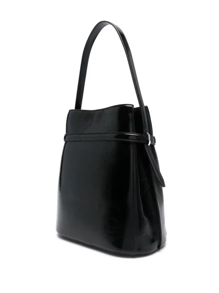 Geantă bucket Toteme din piele negru