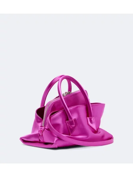 Top The Attico din satin roz